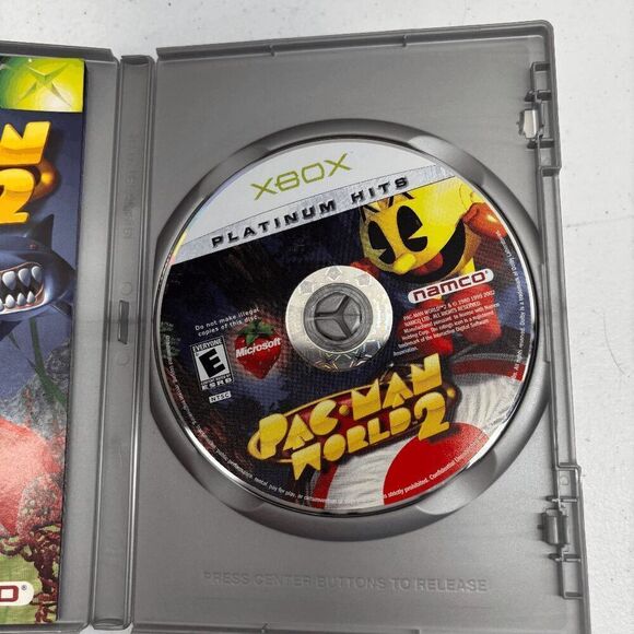 Pac-Man World 2 (Microsoft Xbox, 2002) Complete w/ Manual - Tested Working - Picture 3 of 6
